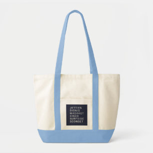 Bolsa Tote Nantucket Beaches Token Bag