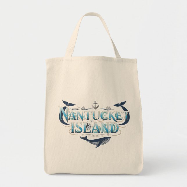 Bolsa Tote Nantucket Island Massachusetts (Frente)