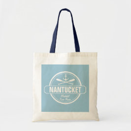 Bolsa Tote Nantucket, nome personalizado MÃE, âncora náutica