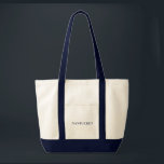 Bolsa Tote Nantucket Preppy Navy<br><div class="desc">Inspired by the classic charm of Nantucket, this navy tote brings a timeless preppy feel to everyday outings. The clean design and deep coastal blue create an effortlessly polished look, perfect for beach days, errands, or weekend getaways. Whether carried through town or packed for a seaside escape, this tote reflects...</div>