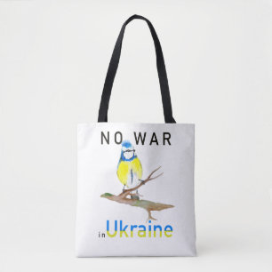 Bolsa Tote Não à guerra na Ucrânia