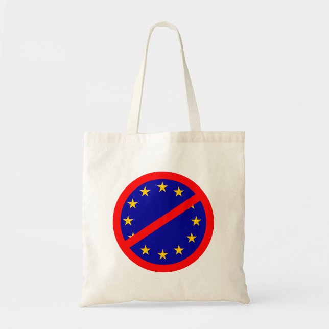 Bolsa Tote Não à UE (Frente)