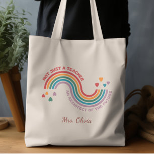 Bolsa Tote Não apenas um professor, um arquiteto do futuro