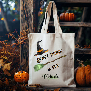 Bolsa Tote Não beba e voe bruxa