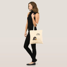 Bolsa Tote Não Confie em Ninguém – Desenho Animado de Rato En