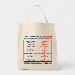 Bolsa Tote Não consentir Bag