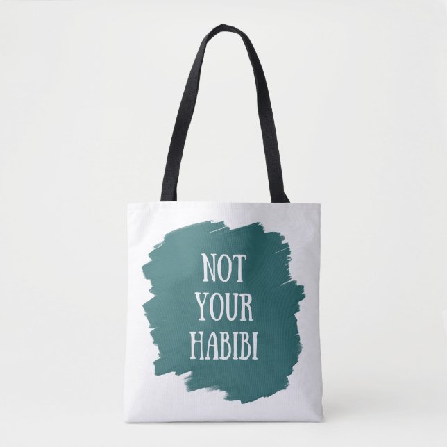 Bolsa Tote Não é a sua Habibi (Frente)