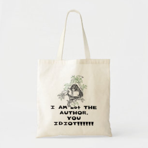 Bolsa Tote Não é o Saco Engraçado do Autor