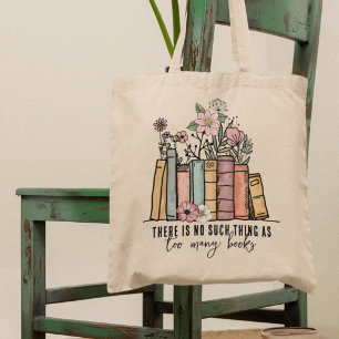 Bolsa Tote Não É Uma Coisa Que Muitos Livros São Florais