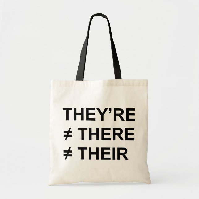 Bolsa Tote Não estão lá (Frente)