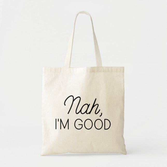 Bolsa Tote Não, estou bem (Frente)