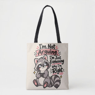 Bolsa Tote Não Estou Discutindo, Estou Explicando Por Que Est