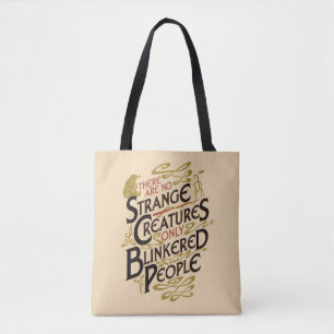 Bolsa Tote Não Existem Criaturas Estranhas