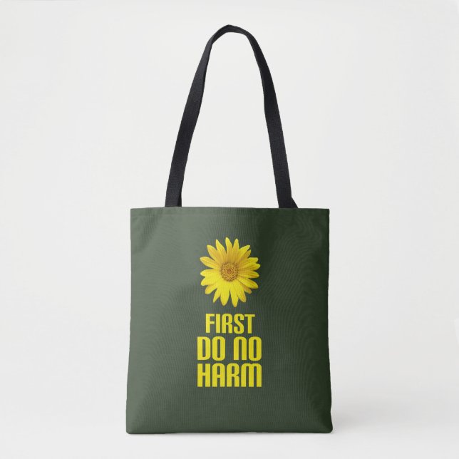 Bolsa Tote não faça primeiramente nenhum dano (Frente)