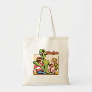 Bolsa Tote Não fale aos desconhecido