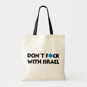 Bolsa Tote Não Foda Com Israel - Orgulho do Estado Judeu