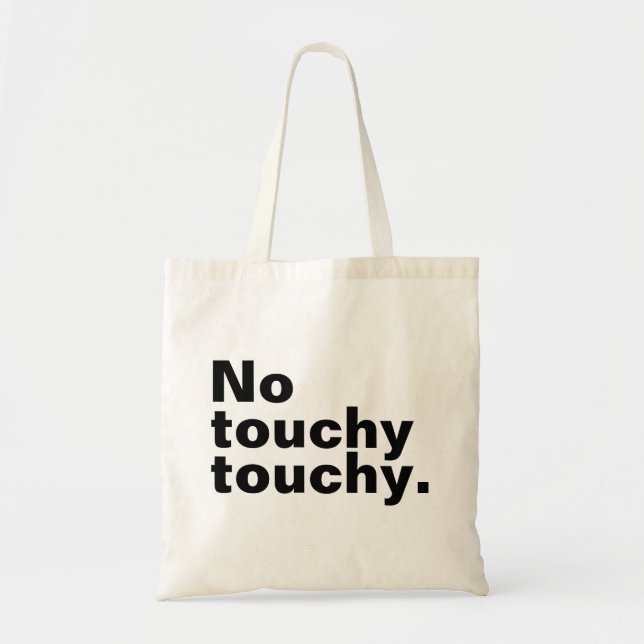 Bolsa Tote Não há design introvertido sensível e engraçado (Frente)