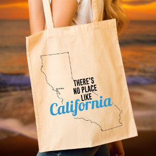 Bolsa Tote Não há lugar como California Tote Bag Mãe Presente