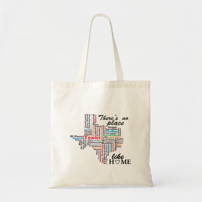 Bolsa Tote Não há lugar como casa no texas (Frente)