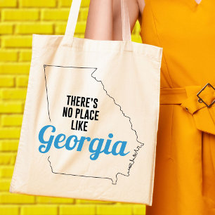 Bolsa Tote Não há lugar como Georgia, Tote Bag, Mãe Gift