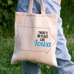 Bolsa Tote Não há lugar como Iowa, Tote Bag, mamãe Gift