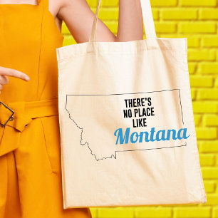 Bolsa Tote Não há lugar como Montana, Saco de Tote, Presente 