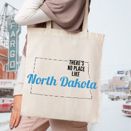 Bolsa Tote Não há lugar como North Dakota Tote Bag