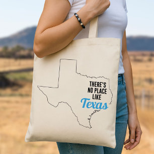 Bolsa Tote Não há lugar como o Texas Tote Bag, mãe presente