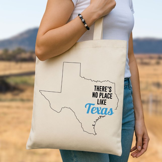 Bolsa Tote Não há lugar como o Texas Tote Bag, mãe presente (Criador carregado)
