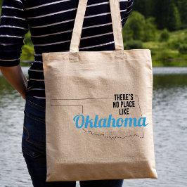 Bolsa Tote Não há lugar como Oklahoma Tote Bag, Mamãe Gift