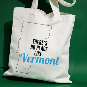 Bolsa Tote Não há lugar como Vermont, Tote Bag, Mamãe Gift