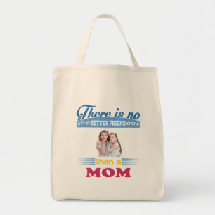 Bolsa Tote Não há melhor amigo que mãe, personalizado