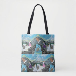 Bolsa Tote Não Há Montanhas Para Deus.