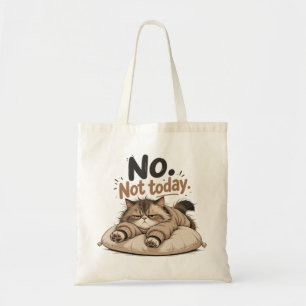 Bolsa Tote Não, Hoje Não – Gato Mal-Humorado