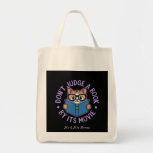 Bolsa Tote Não julgue um livro pelo seu filme, o livro é melh