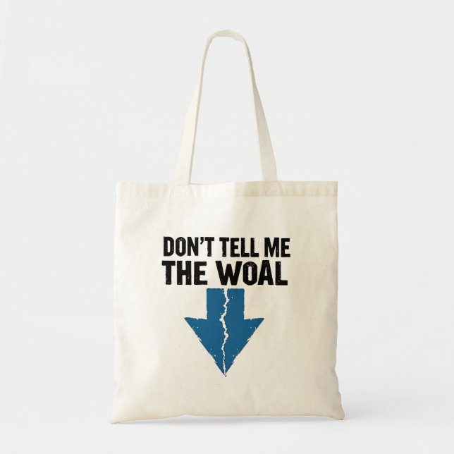 Bolsa Tote Não Me Digam a Verdade - Seta Quebrada (Frente)