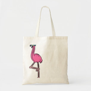 Bolsa Tote Não Me Faça Pôr O Pé No Flamingo Rosa Bonito