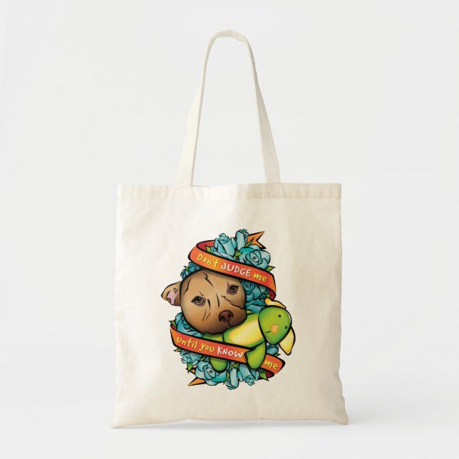 Bolsa Tote Não me julgue… (Frente)