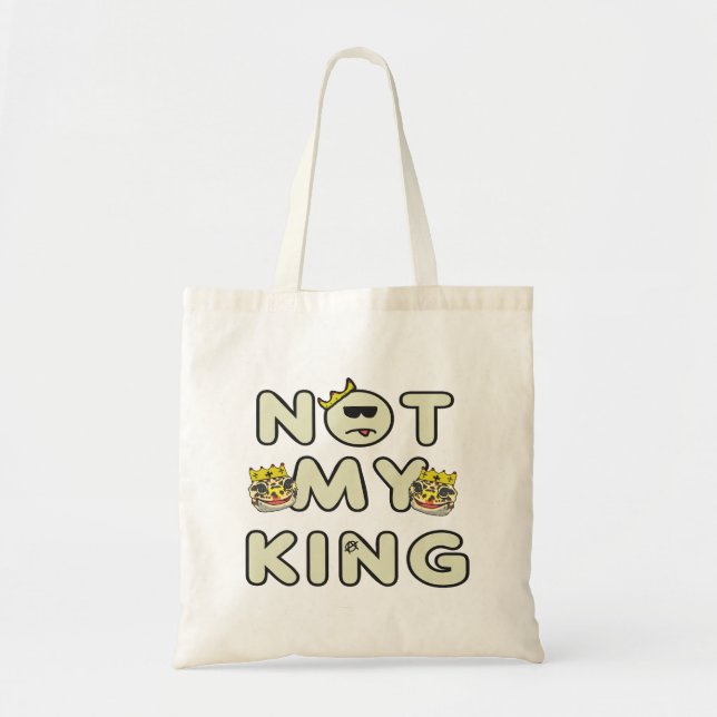 Bolsa Tote Não Meu Rei (Frente)