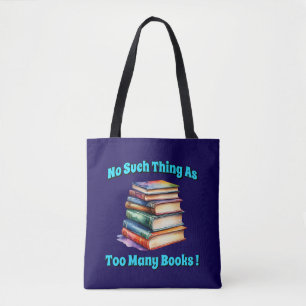 Bolsa Tote Não, não, tantos livros!