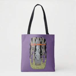 Bolsa Tote Não o que eles esperavam Feliz Halloween