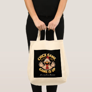 Bolsa Tote Não olhe para o frango o jogo engraçado