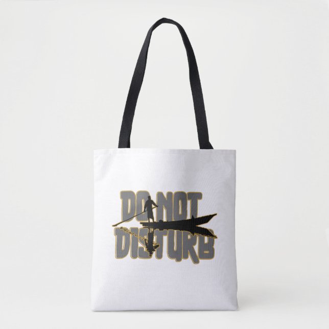 Bolsa Tote Não Perturbe a Solitude Pacífico (Frente)