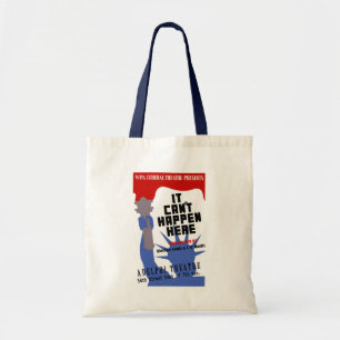 Bolsa Tote Não pode acontecer aqui Poster WPA