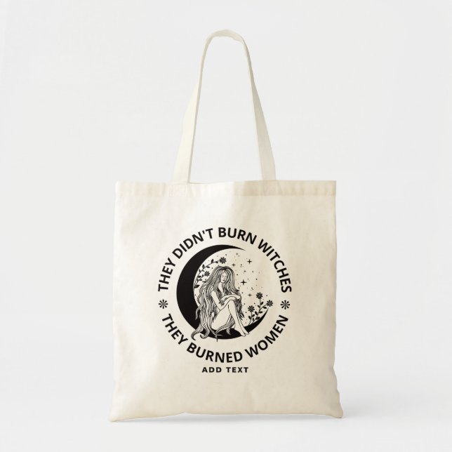 Bolsa Tote Não queimaram bruxas queimaram a escolha do Pro Ri (Frente)