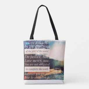 Bolsa Tote Não seja oprimido