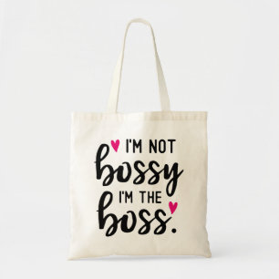 Bolsa Tote Não sou o chefe. Sou o chefe.