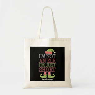 Bolsa Tote Não Sou um Elfo, Sou Apenas Baixo Natal Divertido