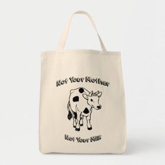 Bolsa Tote Não sua mãe - não seu leite
