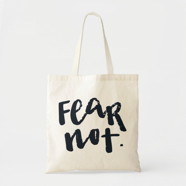 Bolsa Tote Não tema (Frente)